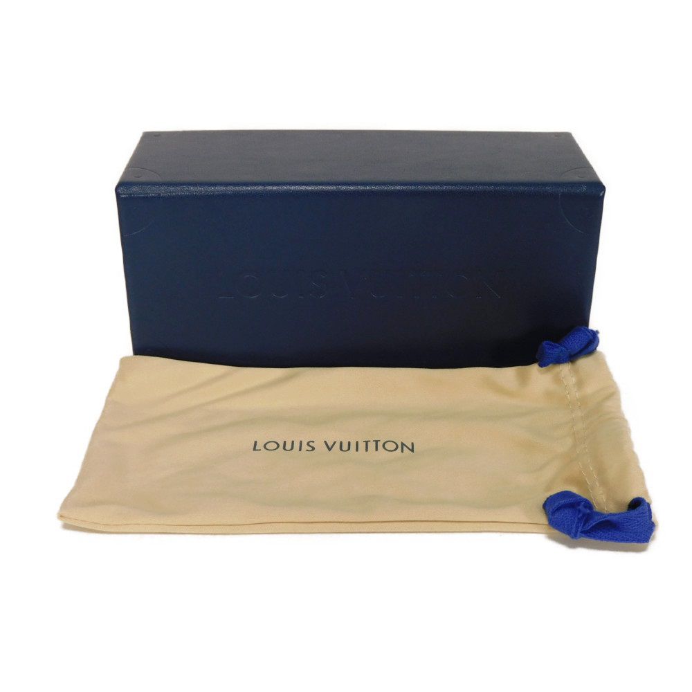 Used LV Square Charm (12564) Z1719U 7968 Flower Gold with LV Logo and Brown Gradient Design for Women from Japan