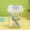 Large Capacity 330ml Portable Plastic Water Bottle With Straw Cute Cartoon Design Sealed Leak Proof Cup For School Office Travel MIT
