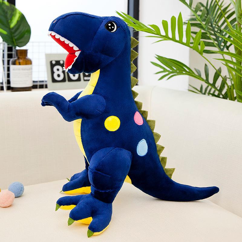 45/60cm Wellenpunkt Dinosaurierpuppe Plüschtier Tyrannosaurus Puppe Großes Kissen Plüschtier Kuscheltiere Kinderpuppen Beste Geschenke
