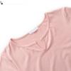 V-neck Solid Color Drawstring Pleated Waist Cinched Spicy Girl Shoulder T-shirt On Both Sides Tops
