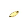 Rotate Smooth Nickel Vibration VIB Lure Fishing Attractor Spinner Metal WillowMetal Blades