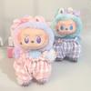 For 17cm Labubu Doll Clothes Fashion Clothes Overalls Jumpsuit Doll Clothes Color Match Hair Clip Dolls Accessories Cute Decoration Little Clothes