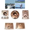 Boat Motorhome Floor Hatches Handle Stainless Bronze Flush Rings Pull Latches for Campers Marine Deck Hardware Access Panel