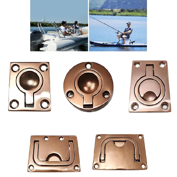 Boat Motorhome Floor Hatches Handle Stainless Bronze Flush Rings Pull Latches for Campers Marine Deck Hardware Access Panel
