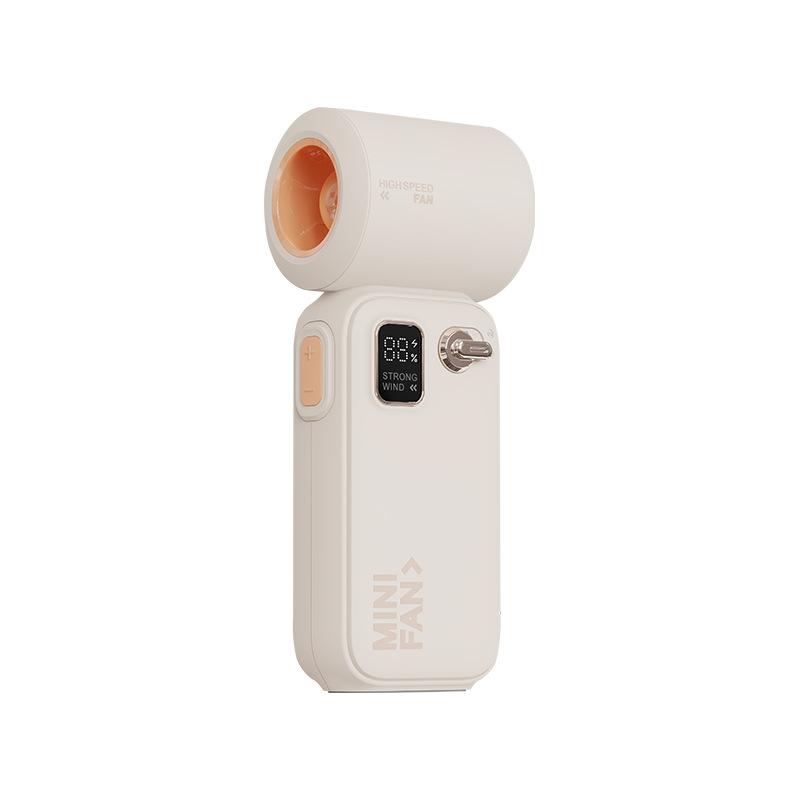 Xiaomi 2026 New 3600mAh Digital Display High Speed Mini Electric Fan Small Wind Cannon Portable Handheld Small Fan Storm Turbofan
