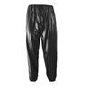 Black Sauna Suit PVC Training Outfit Lightweight Sweat Suit  Cycling