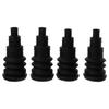 4Pcs Rubber Rubber Grommets Wire Bundle Boots Black Wires Coil 3/8 To 1 Inch Diameter  Power Lines
