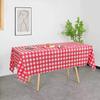 2pcs Waterproof Plaid/Stripes Disposable Tablecloth Oil Proof Desktop Decoration Table Cover  Picnic