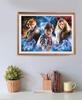 Clementoni 35535 Harry Potter Jigsaw Puzzle, 500 Pieces, with Poster, for Adults Ages 14-99, Hogwarts Design, Made In Italy, Multicolor