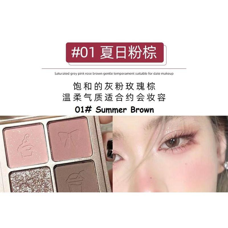 Art Value - Little Bear Knight 4 Colours Eyeshadow Palette