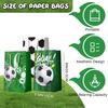 Soccer Gift Bag,24PcsSoccer Favor Bags-Soccer Snack Bag,Soccer Paper Candy Bag&Soccer Birthday Party Decoration&Sports Theme Party Decorations Supplie