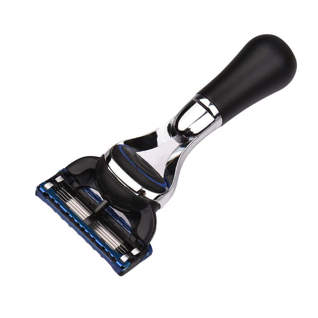 Shaving Razor with PU Storage Bag Safety Beard Razor Portable Metal Manual Mustache Removal Shaving