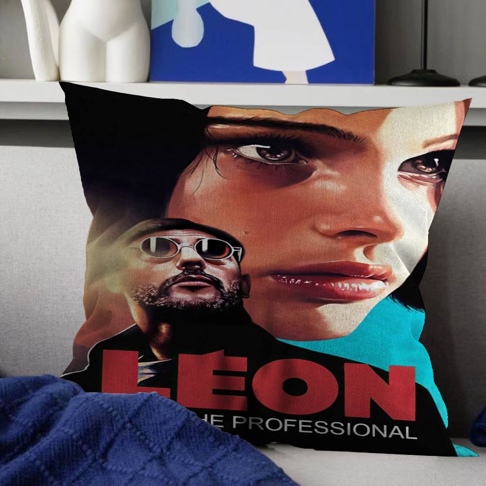 

Leon Movie Cushion Cover Inches Farmhouse Decor Home Throw Pillow Covers for Couch Decorations 30X30cm