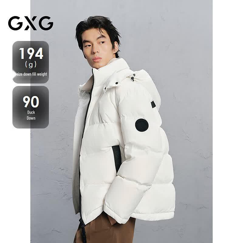 GXG Men s Colorblock Hooded Down Jacket XL
