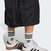 Adidas Originals Ss25 Woven Mid Skirt Fashion Comfortable Soft Skin-Friendly Casual Long Skirt Women Skirts Black JD2581