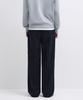 MUSINSA STANDARD Real Wide Hidden Banding Slacks [Navy]