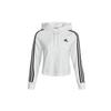 3-Stripes Knit Hoodie Women Tops White GM5574