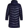 Adidas Solid Color Zip-Up Hooded Down Jacket With Brand Logo Print Men Outerwear Legend-Ink-Blue CW7426