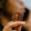 Flat Santa Claus Challenge Coin Commemorative Collectible Coin Gift