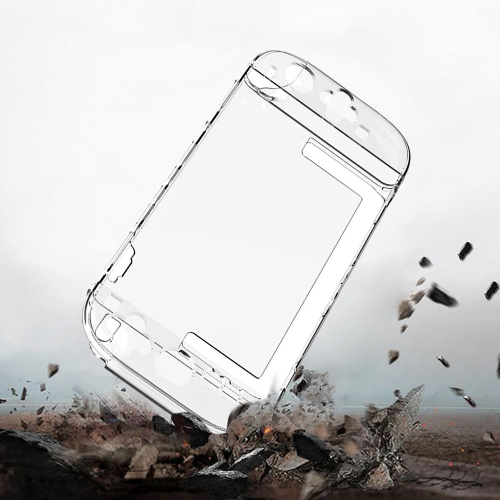 For Nintendo for Switch 2 Detachable PC Transparent Case Shell Shockproof Clear Protector Anti-Scratch Protection Skin Anti-Drop