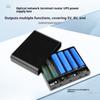 Rechargeable UPS Power Box 6x18650 Battery Holder Case with Overcharge Protections Easy Assembly for Outdoor Devices