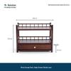 Nanshan Series Multifunctional Bamboo Storage Shelf