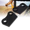 2pcs Weld On Design Excavator Bucket Attachment Excavator Bucket Pin Ears  For Mini Excavators
