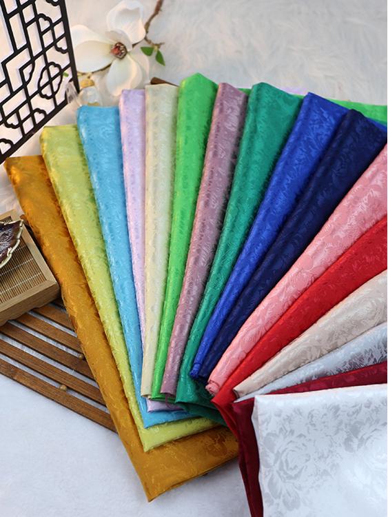 Antique Silk Jacquard Fabric for Chinese Hanfu and Tang Suit Costumes