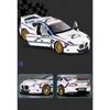 1/24 BMW 3.0 CSL Alloy Racing Car Model Diecast Metal Toy Car Vehicle Model High Simulation Sound and Light Collection Kids Gift