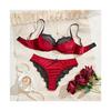 Set Reggiseno Sexy Europeo e Americano - Minimizzante per Seno Abbondante, Anti-Caduta, Ultra-Sottile Lingerie Francese Due Pezzi.