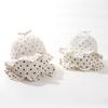Baby Spring Summer Polka Dot Fisherman Hat With Sun Protection For Infants And Toddlers