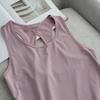 Summer Quick Dry Tank Top Thin Section Mesh Backless Loose Casual Versatile Camisole Yoga Sports T-Shirt Fitness Running Vest