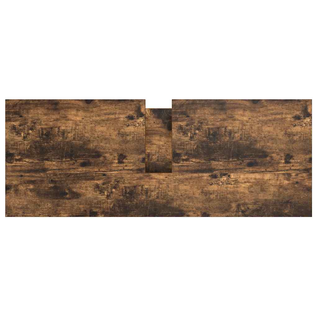 Washbasin Cabinet with Drawers Smoked Oak