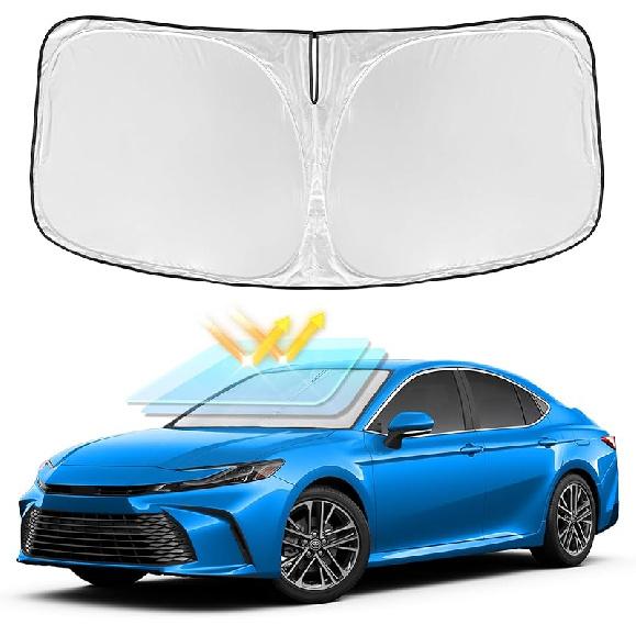 For Toyota Tacoma 2016- 2024 2025 2026 Sun Shade Sunshade Windshield Cover - 4 Layers Front Window Shade  Fit Tacoma 2Dr 4Dr Pickup Sun Visor 240T
