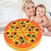Dětské simulační jídlo Kuchyňská hračka Hra na předstírání Pizza s kráječem Dětské interaktivní hračky Narozeninové dárky pro chlapce a dívky TMZ