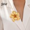 Jewelry Pin Women Brooch Double Layer Flower Design Hat Sweaters