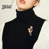Decorative Collar Pin Women Alloy Brooch Pin Tulip Shape Lapel
