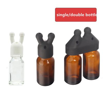 Tampa inaladora de óleo essencial de aroma à prova de vazamento Mini inalador de óleo essencial e perfume Frasco dispensador de óleo essencial inalador