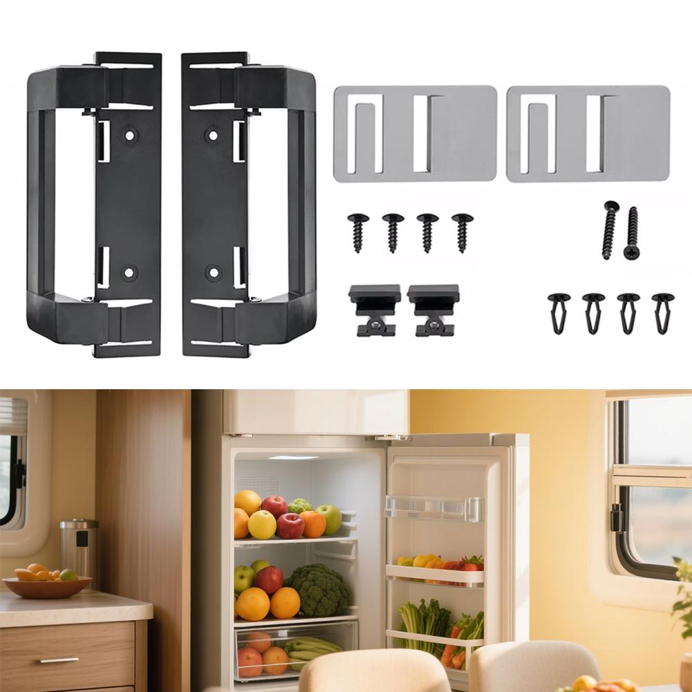 2Pcs Ergonomic RV Refrigerator Door Handle Wear Resist Campers Refrigerator Door Pulle for Dometic DM2672 DM2682 DM2872 DM2882