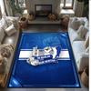 hertha bsc FC Soccer Football Pattern Soft Area Rug Non Slip Indoor Floor Carpet Sports Decor Mat for Bedroom