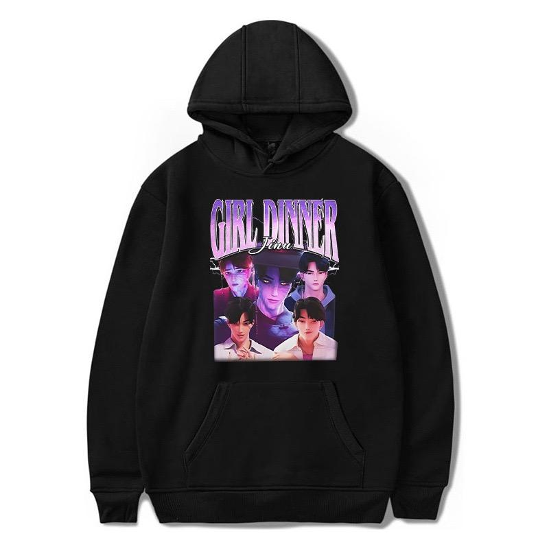 Korean Style Devil Hunter Hoodie, Fashionable Anime Tiger Print, Adult Street Style, Cool Casual Long-Sleeved Hoodie