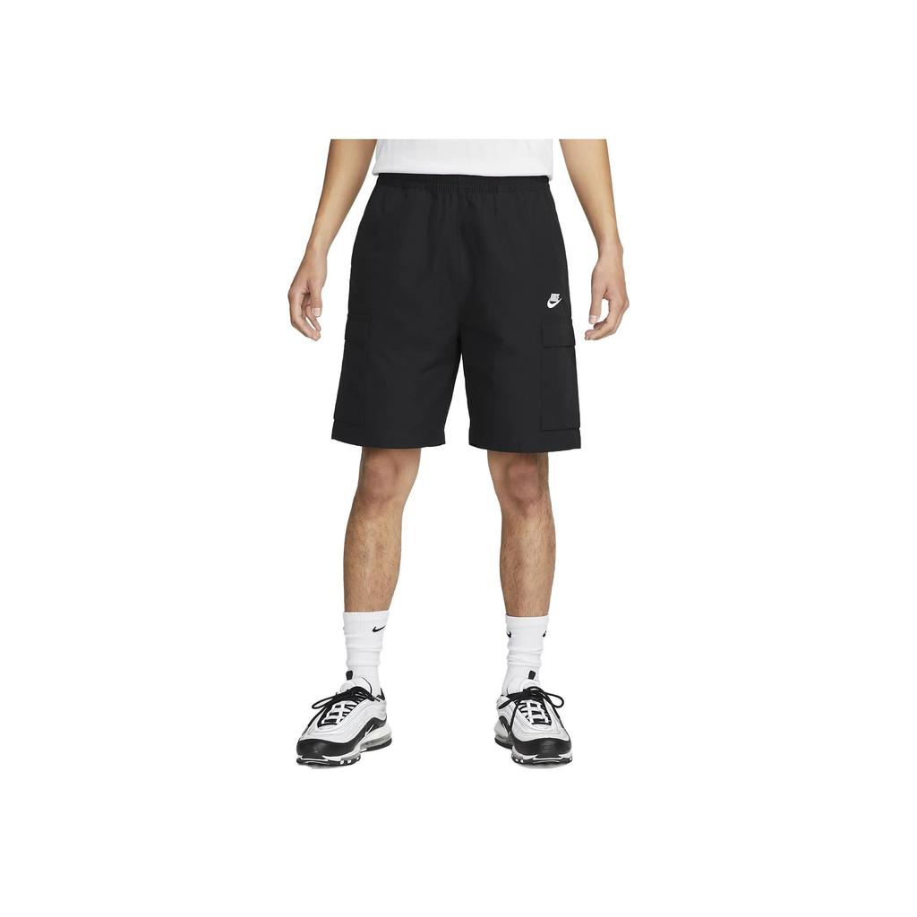 Nike High-Waisted Drawstring Pocket Athletic Training Casual Shorts Men bottoms Black FB1247-010