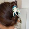 Realistische Schwalbe Haarkralle Starke Feder Haarspange für Damen Schöne Rutschfeste Haarklammer für Pferdeschwanz Beliebter Haarhalter