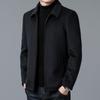 2025 Autumn/Winter Men's Wool Coat: Business Casual Lapel Jacket