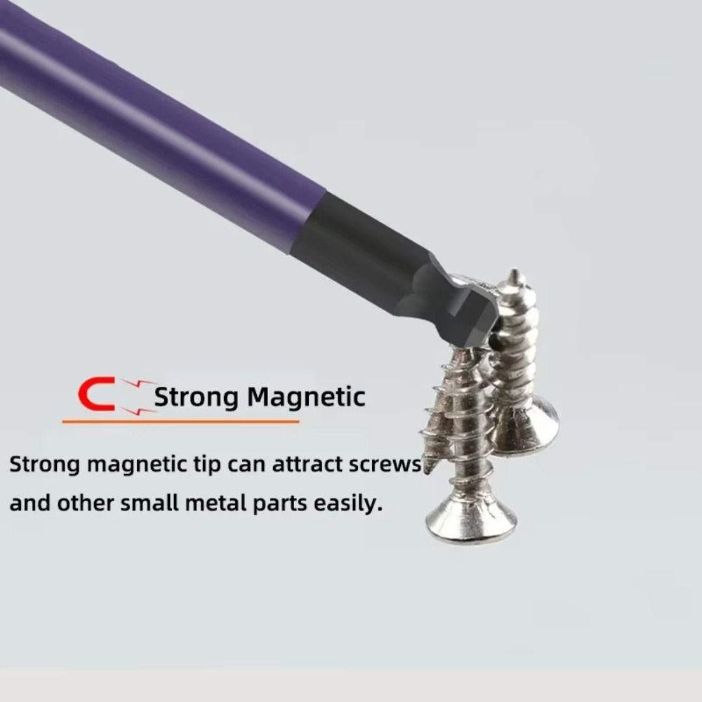 1/4 Inch Hex Shank Ball End Hex Bit with Double-ended Socket Hexagonal Screwdriver Bit