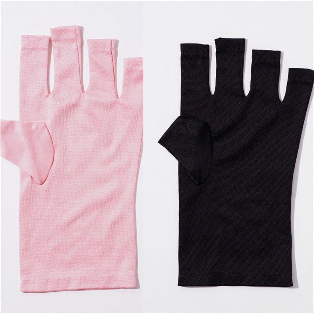1Pair Hand Protector Anti UV Radiation Gloves Nail Lamp Protection Gloves  for Nail UV LED Lamp
