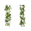 Multicolor Artificial Dahlia Flower Vine DIY Gypsophila Silk Lifelike Eucalyptus Leaves Accessories Ornament Plant Wall