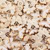 10pcs Gold Acrylic Butterfly Exquisite Butterfly Patch Ornaments For Women Girls DIY Clothing Shoes Jewelry Decor Accessories