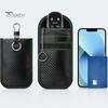 Faraday Key Holder Portable Bag Car Storage Organizer Wear Resistant Anti-Theft Signal Blocking RFID Fob Protector Pouch