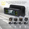 ROWCES Tire Pressure Monitoring System, Solar Powered TPMS, 5 Alarm Modes, Auto Backlight LCD Display, 4 Sensors 0-81 PSI